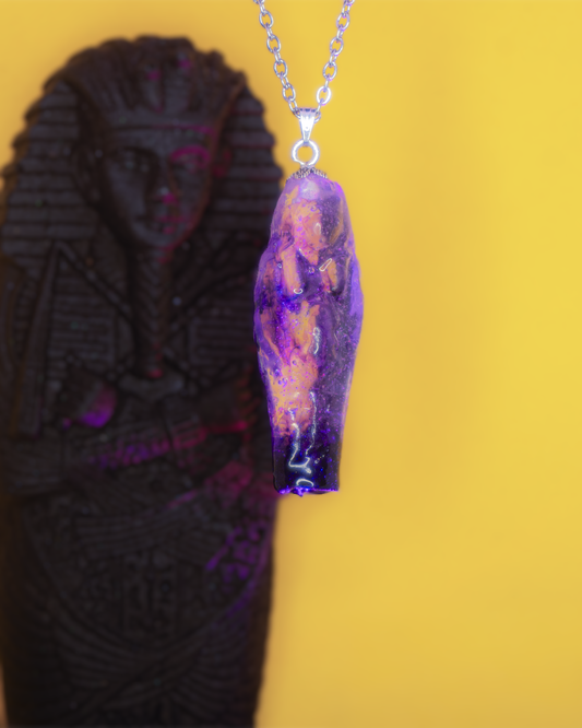 “Eco Amethyst” Ushebti Necklace