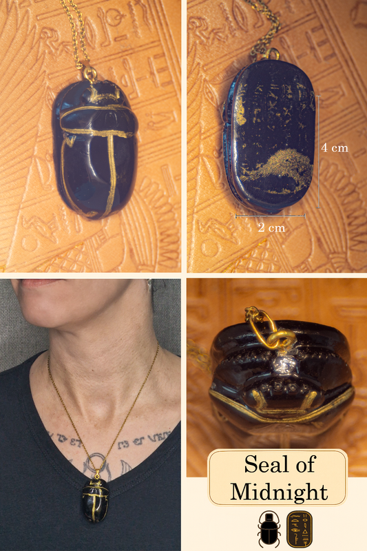 Scarab Amulet - Seal of Midnight